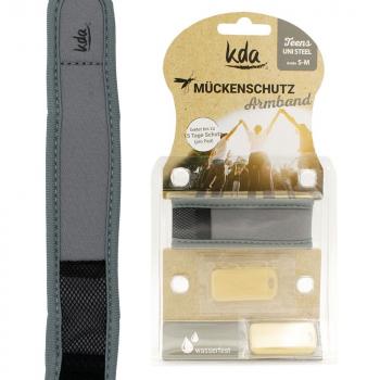 kda Mückenschutzarmband lose Motive Uni Steel